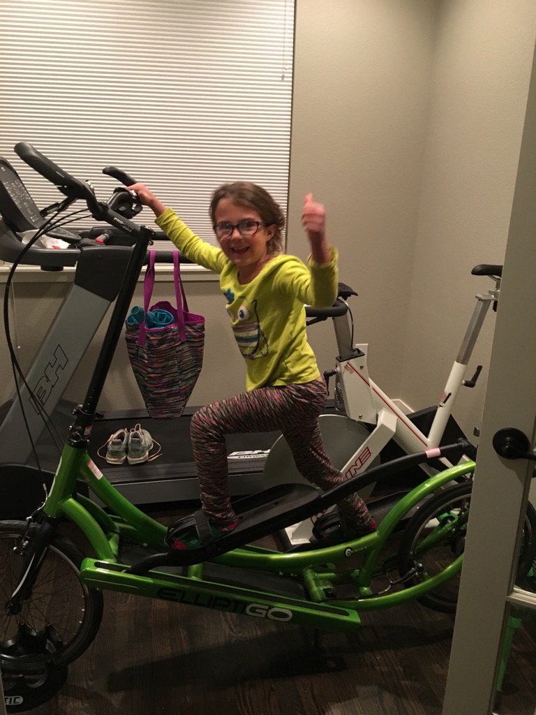 NelsonBrianne's tweet photo. Look who I found x-training. Essential tool at the Nelson house. On sale now #Elliptigo @elliptigo kid not included https://t.co/lKprRoNy7W