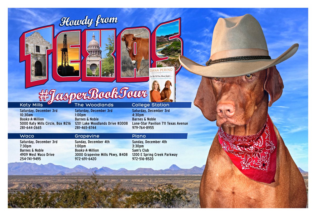 Dana Perino On Twitter Texas Here We Come Jasperbooktour
