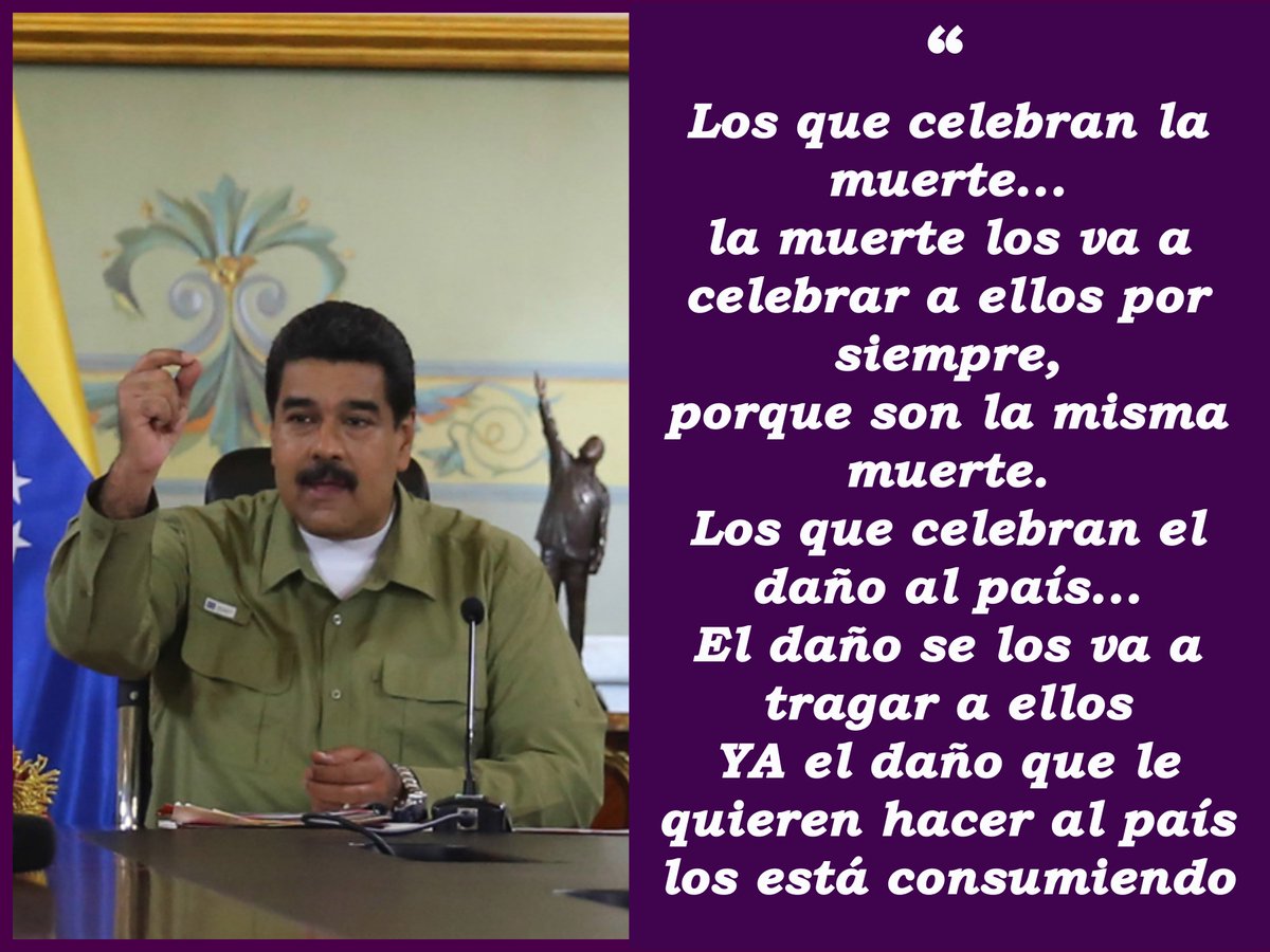 tmaniglia's tweet image. MÁXIMA/
Comparto este planteamiento del PRESIDENTE  @NicolasMaduro