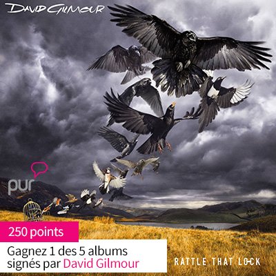 purCanada's tweet photo. #GAGNEZ 1 des 5 albums signés par David Gilmour.
#FansGetIt https://t.co/zzoJxyRXpo https://t.co/I7TAhOwZ5G