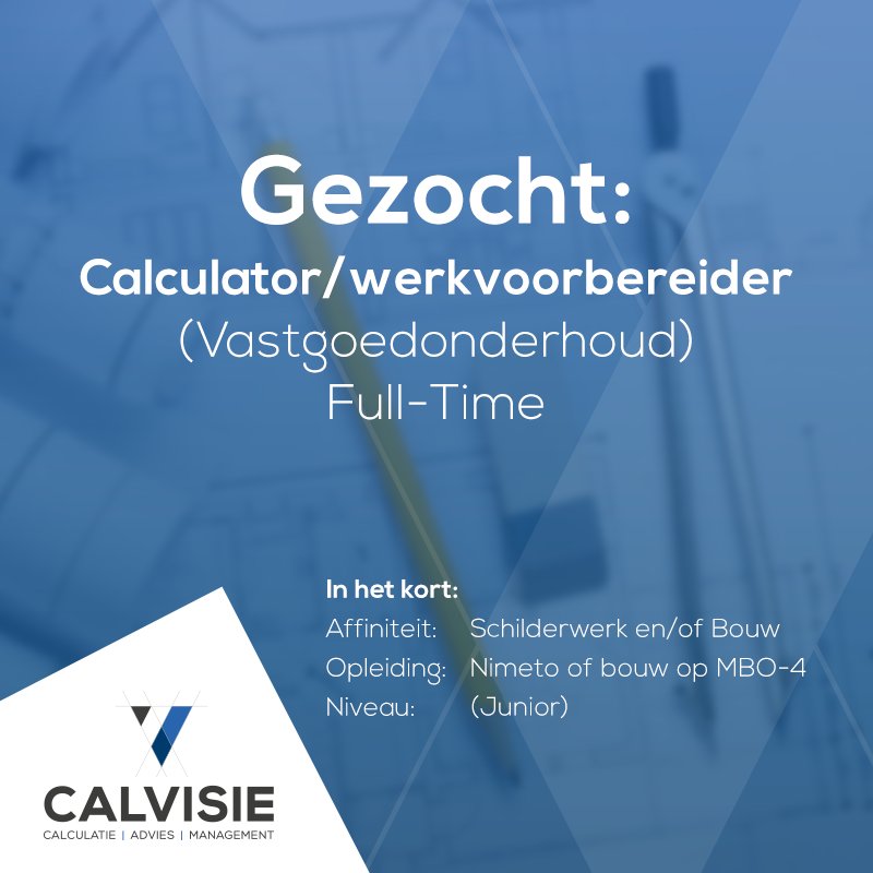 Calvisie's tweet photo. #VACATURE #Calculator #Vastgoedonderhoud bij Calvisie!

Voel je vrij om te delen, te liken en/of te reageren. https://t.co/TvJWxPlNR0