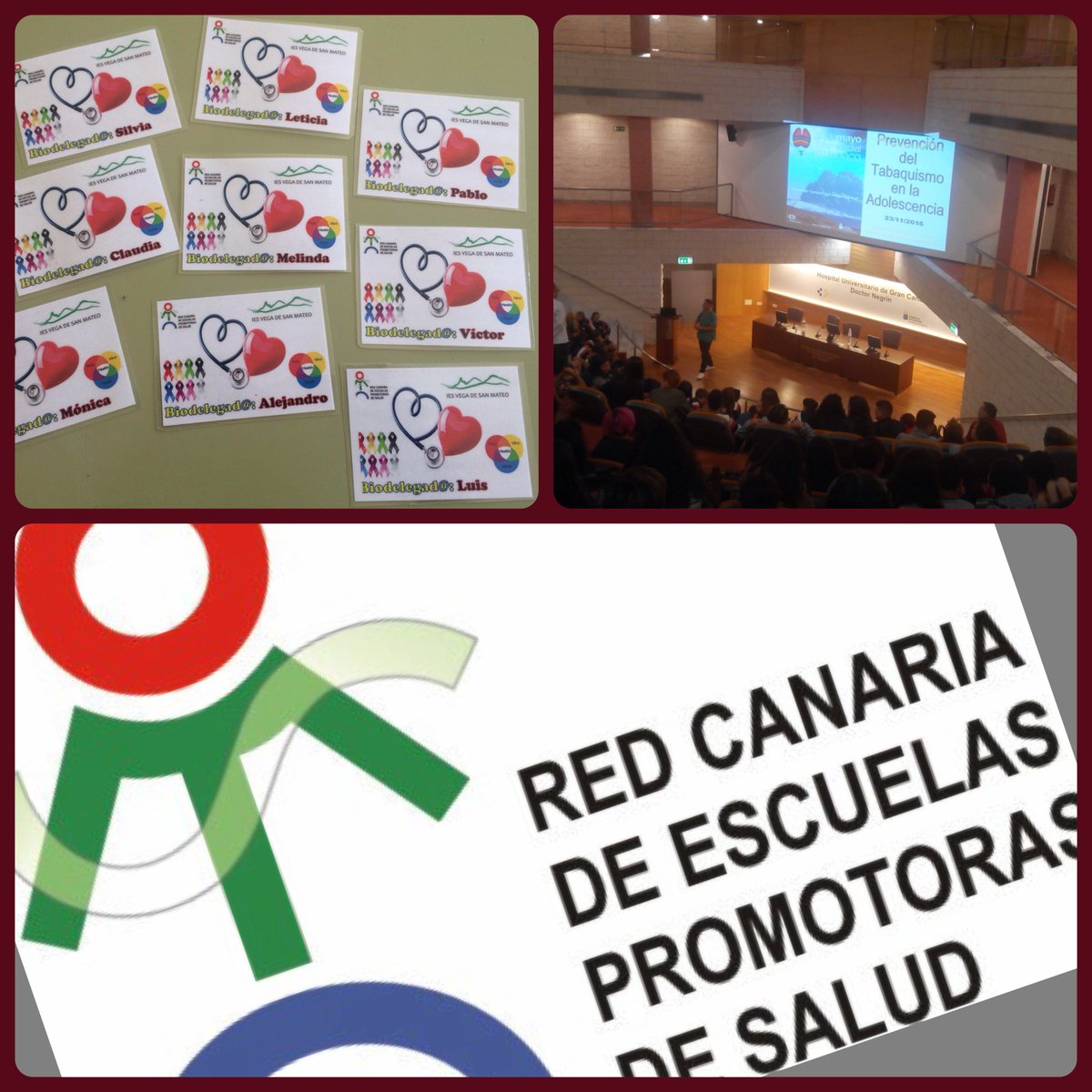IESVegaSanMateo's tweet photo. ¡Continuamos apostando por la salud a través del Proyecto de Escuelas Promotoras de la Salud! https://t.co/Xy9rdMUzi9 #RCEPS https://t.co/1kCTNI9Lsv