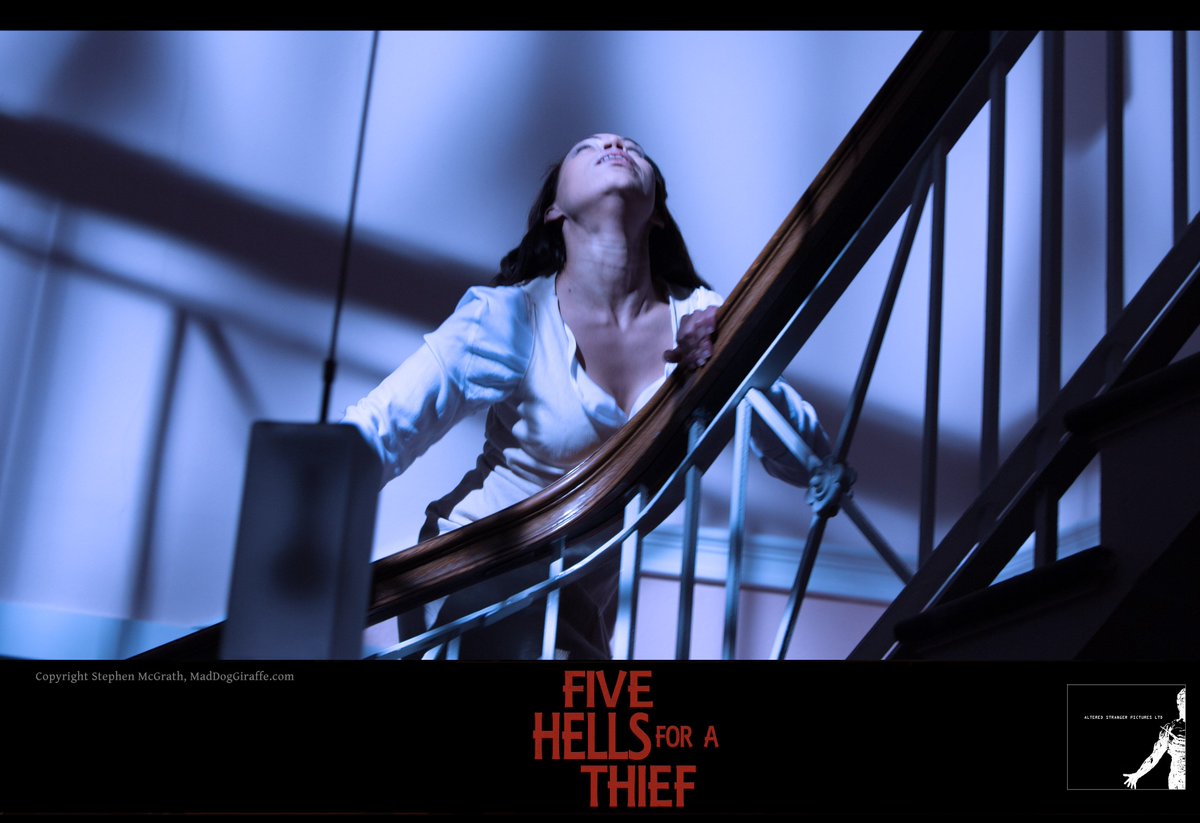 AlteredStranger's tweet photo. Abigail McKenzie as Georgina in @FiveHellsMovie Beautiful lighting is down the talented Kev Todd @mikeclarkefilm @FLESHMACHINES @AbsMcKenzie https://t.co/TQclBDSj7O