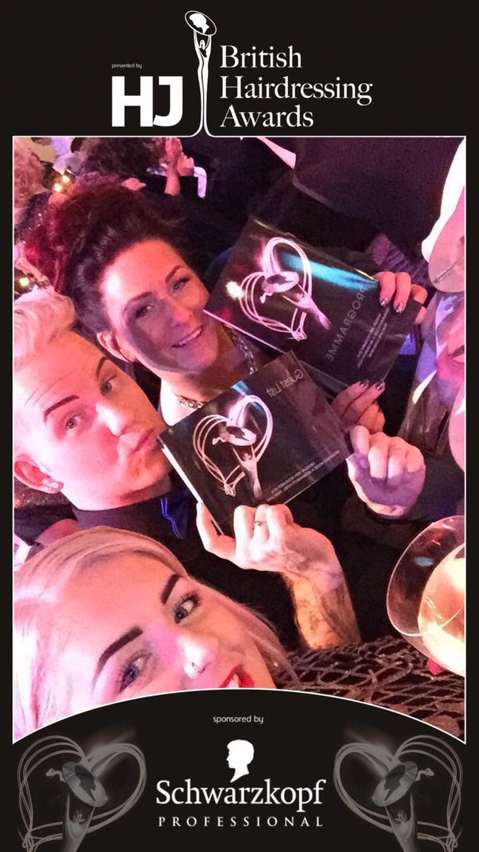 LaraBootHair's tweet photo. Having fun @BHA2016 #Schwarzkopf #britishhairdressingawards #LaraBootHairdressing https://t.co/EaUDjPgUci