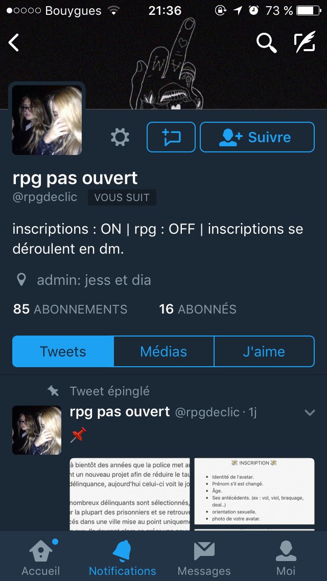 rpostfr's tweet photo. cherche rpg

➖ twitter ; @rpgdeclic https://t.co/j5CxHqTSJ6