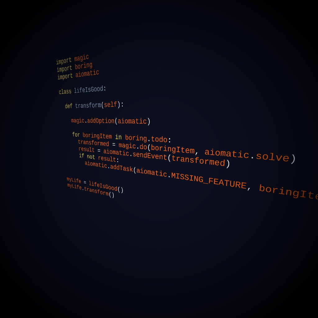 aiomatic's tweet image. setting some easy goals #smarthome #automation