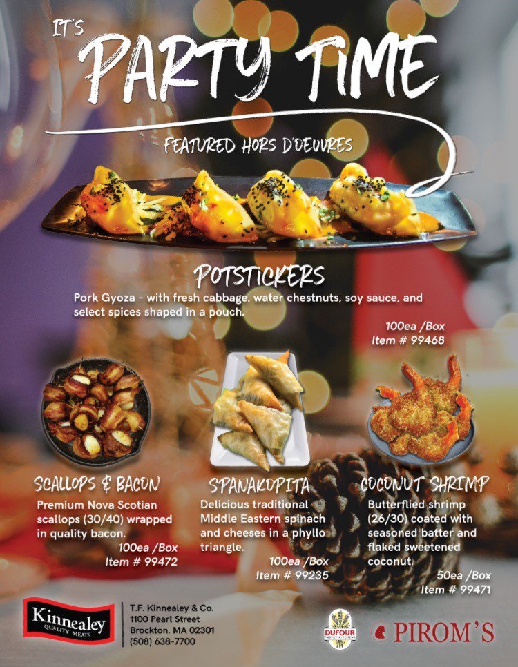 tfktopchop's tweet image. Its party season!Check out our full line of appetizers including Pirom&apos;s and Dufour&apos;s award winning all butter puff pastry #tistheseason