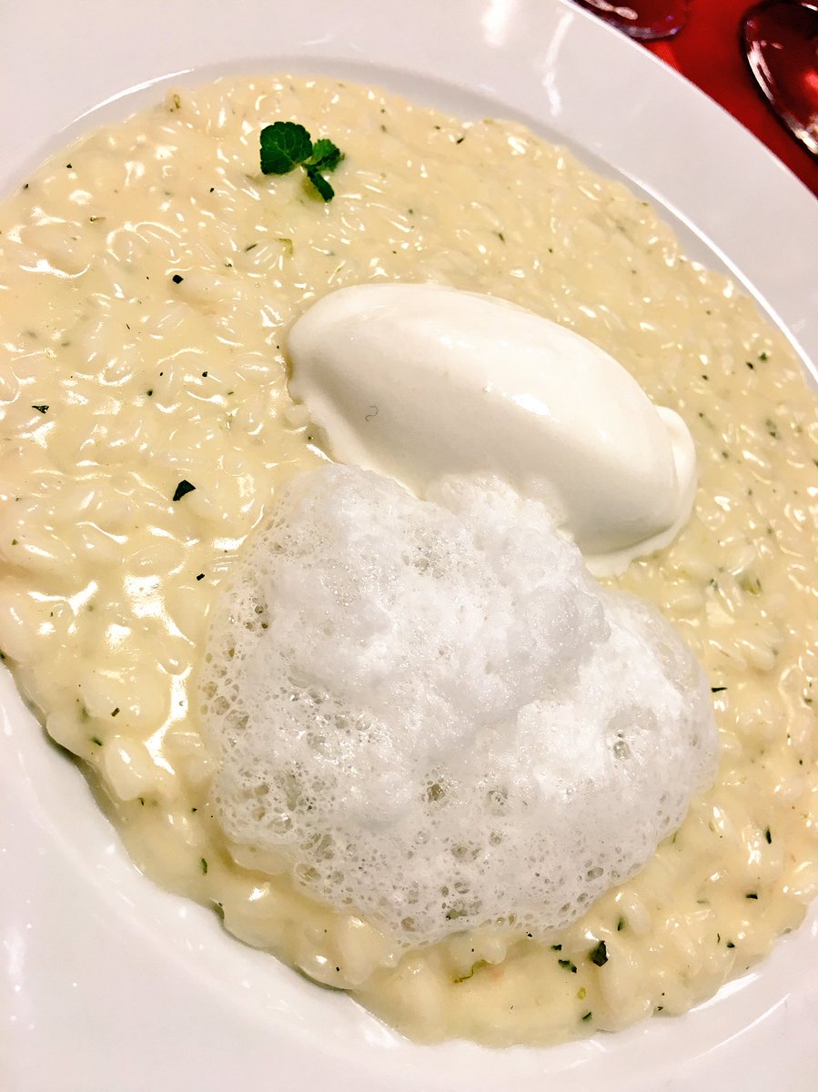 Ladies and gentlemen: a #Mojito Risotto by chef <a href="/iglescorelli4/">Igles Corelli</a>