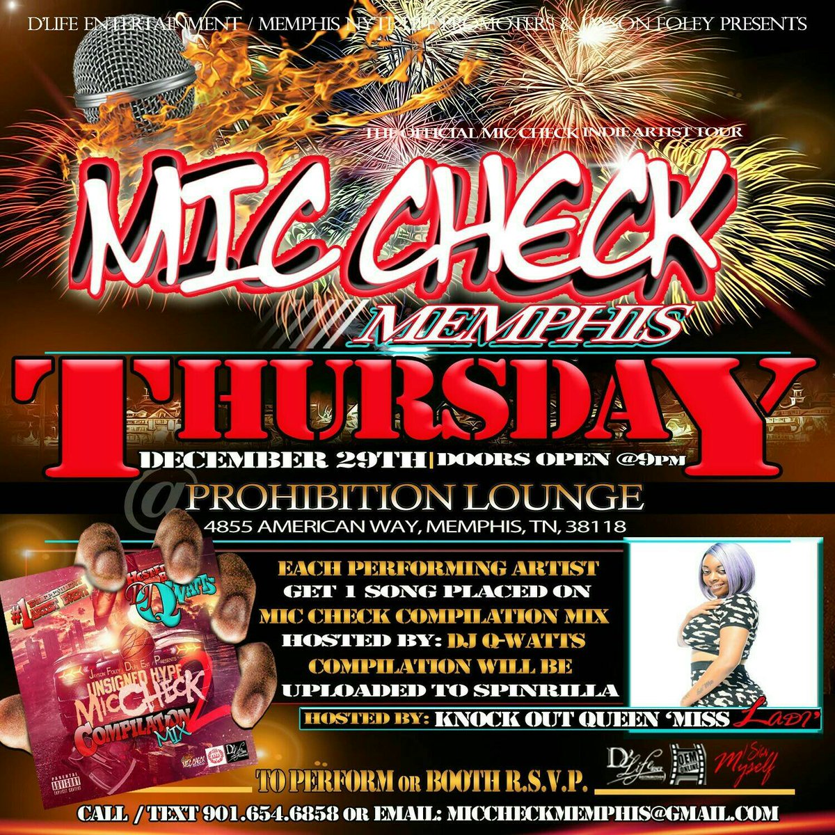 miccheckmemphis's tweet photo. Get your spot on the Mic Check Compilation mix!!! Spots will go fast! https://t.co/Pxm7fmNbaK