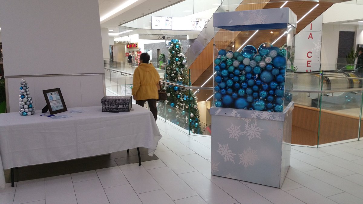 ScotiaCentre's tweet photo. @ScotiaCentre Christmas #contest is on now.  Come down and guess how many ornaments are in the box to win $2000 in scotia centre gift cards. https://t.co/i3us6cOePk