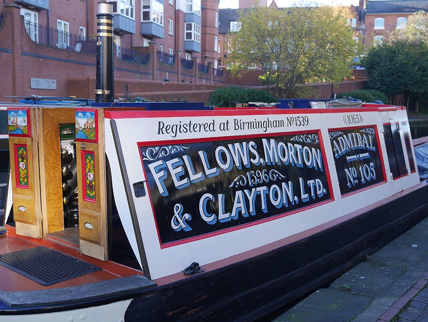 <a href="/HistoricNBClub/">HNBC</a> <a href="/CanalRiverTrust/">Canal & River Trust</a> Fellows, Morton &amp;Clayton Admiral No 105 in #Birmingham. <a href="/brumpic/">Brumpic</a>