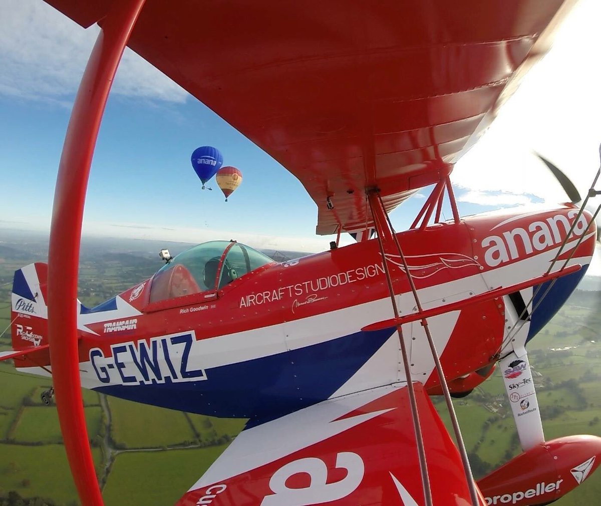 AbingdonFayre's tweet photo. New #flying display act confirmed, delighted to add the knife-edge muscle biplane of @RichgoodwinS2S to our show - tickets on sale now! https://t.co/K1nNEz1voU