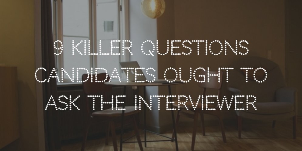 UndercoverRec's tweet photo. 9 Killer Questions Candidates Ought to Ask the Interviewer https://t.co/BpXf9RyQ0c https://t.co/ifBWF6rh6v