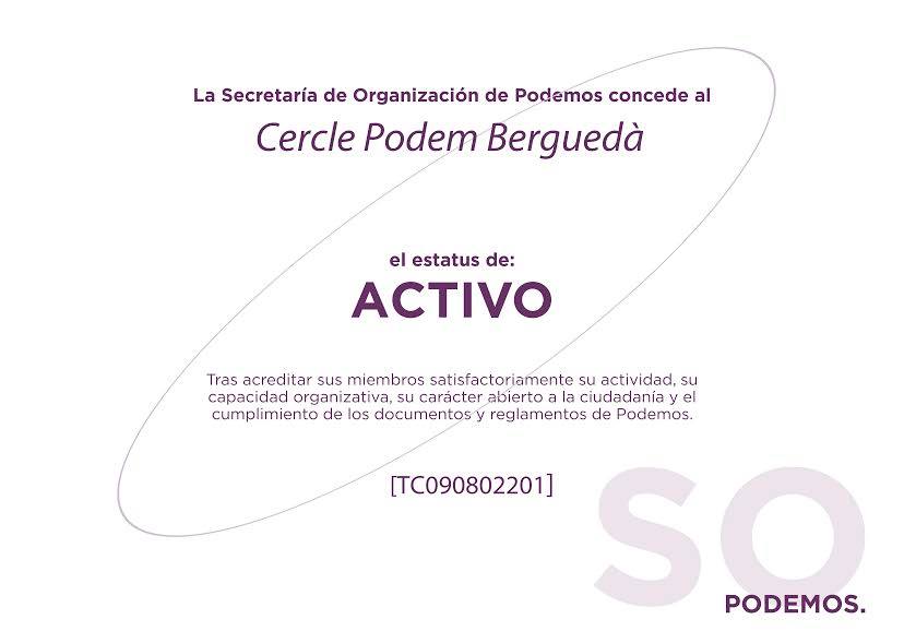 PodemB's tweet image. Ja som un cercle actiu!!