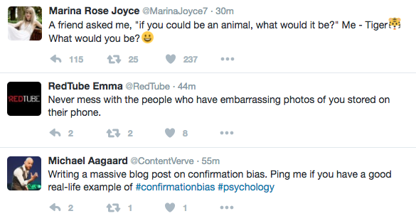 I love this diversity of social media feeds. #socialdiversity feat. @RedTube @MarinaJoyce7 @ContentVerve
