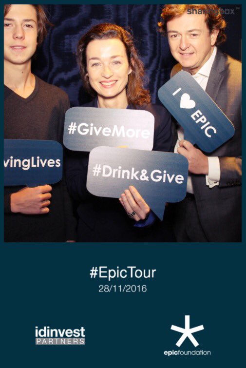 Duonyx à la soirée Epic. @Epic_Foundation <a href="/alexandremars/">Alexandre Mars</a> #EpicTour #GiveMore