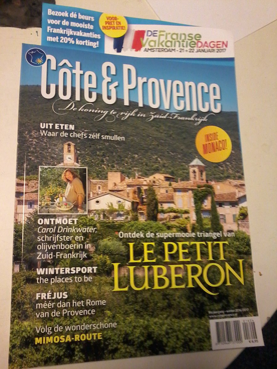 JurrVanWessem's tweet photo. In dit blad zowaar een interview met mij over mijn passie voor Monaco. Maar nog veel meer mooie verhalen over Zuid-Frankrijk. #CoteProvence https://t.co/dHCmshnlpq