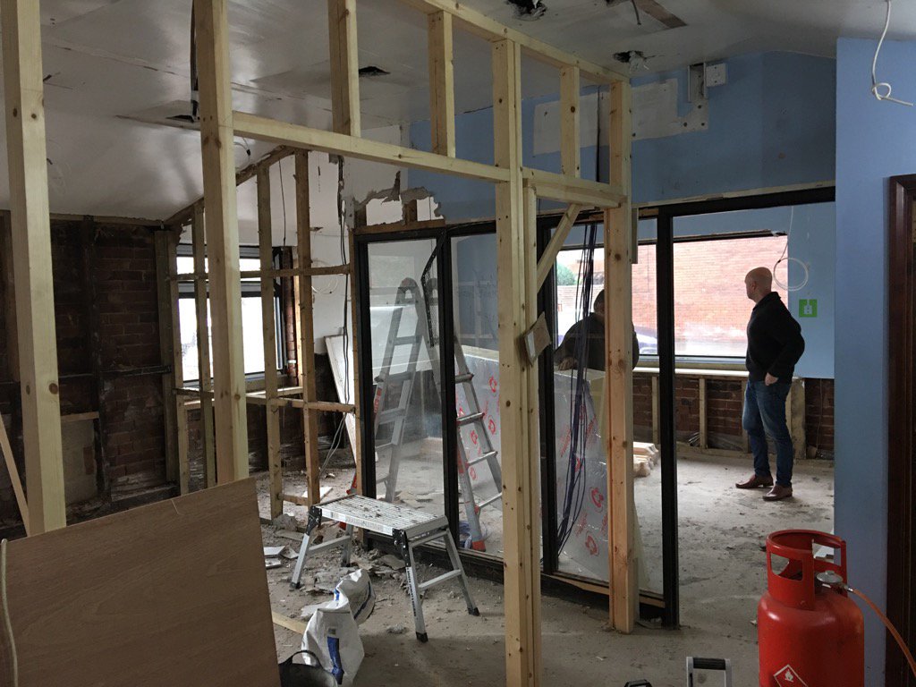 go_amplify's tweet image. Our new offices currently being renovated in #Leeds. Looking forward to moving in January. With private garden also perfect for next summer!