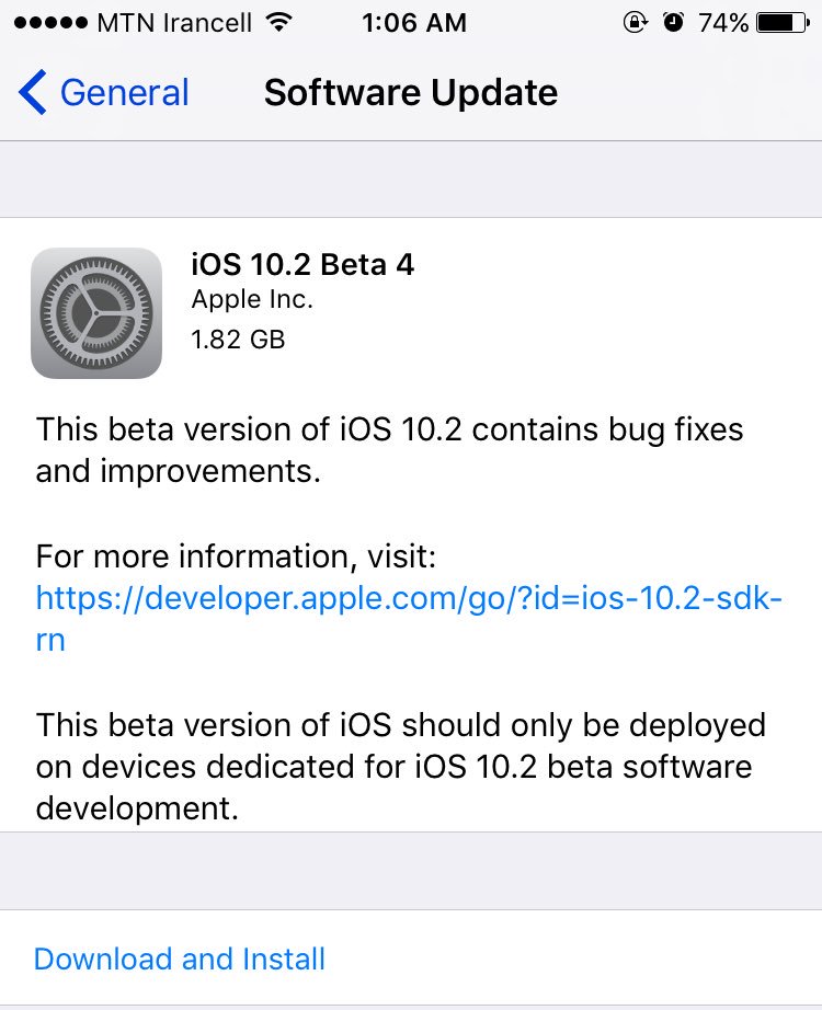ehsan72black's tweet image. 1.82 gig 😳😮😧 #ios #ios10 #ios10beta4 #update