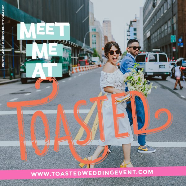 ToastedWedEvent's tweet image. #NYC's coolest #wedding fair is Nov 30 in WBurg! Tix include food, raffle entries, and endless wedding inspo!  toastedbk.bpt.me