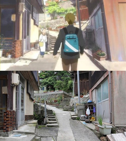 AnimeSxnpai's tweet image. Anime places in real life