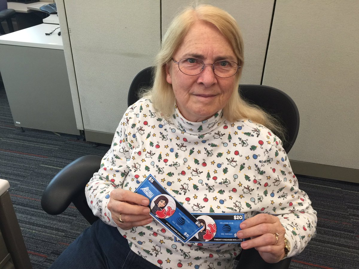BothellAvengers's tweet photo. Congrats to Joyce! She was our weekly#REACT DRAWING winner! #AwesomeATSD #PAYSTOWIN @joe_farrell21 https://t.co/xix9sqRrvv
