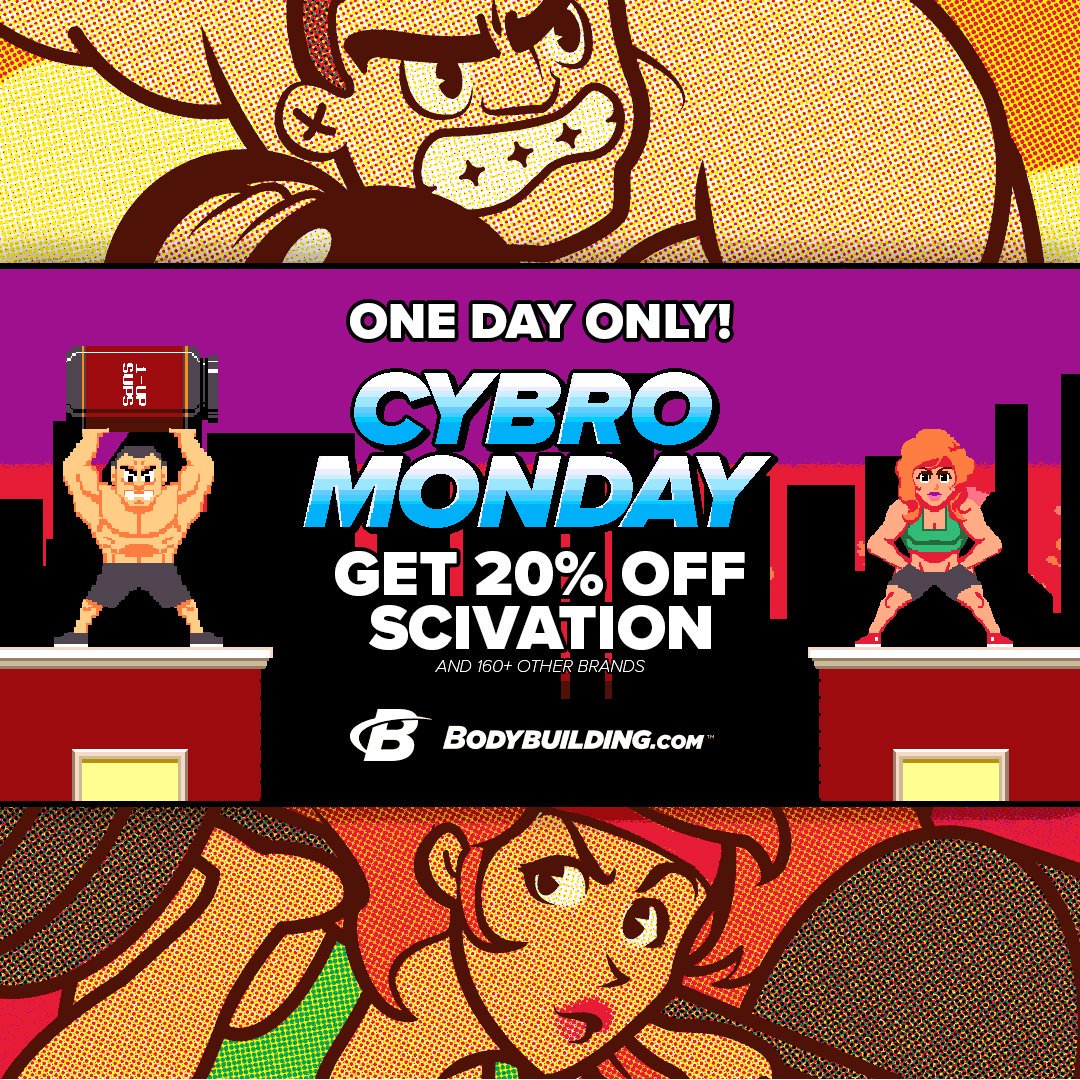 Save 20% off XTEND today only on bodybuilding.com! Use CODE CYBRO2016 Shop here: smarturl.it/CybroMondaySci…