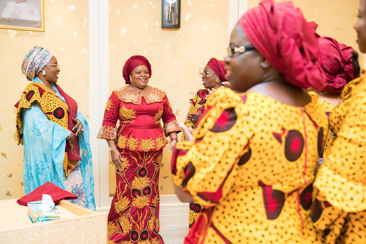 PHOTOS: Southern Governors Wives Visit Aisha Buhari CyYaFCEXUAA8LUn