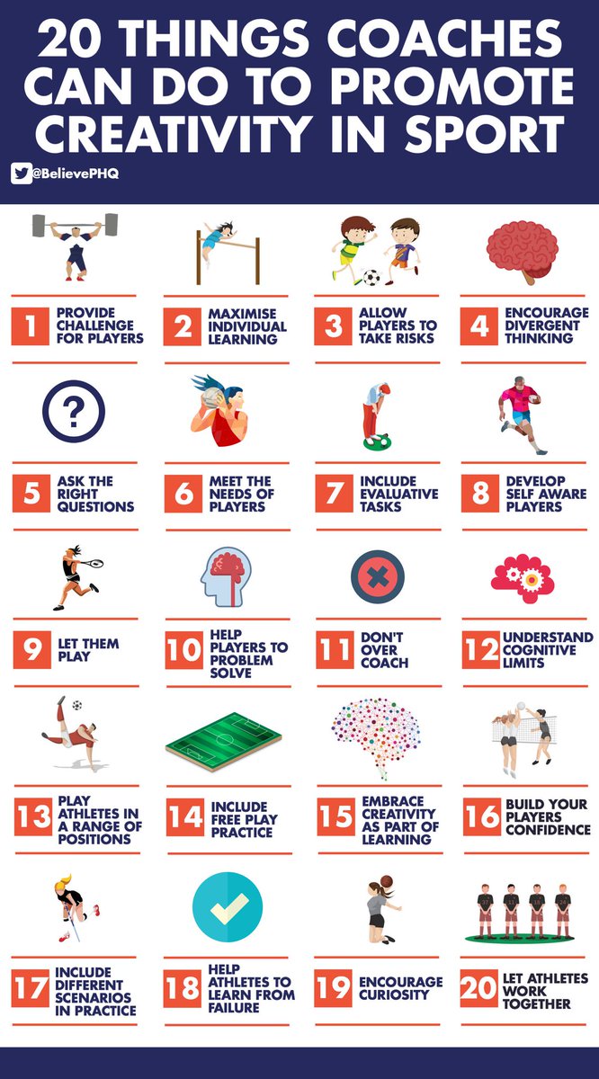 sebastiani64's tweet photo. 20 COSES QUE PODEN FER ELS PROFESSORS I ELS ENTRENADORS PER ESTIMULAR LA CREATIVITAT EN L'ESPORT https://t.co/eoYKqmE1sM