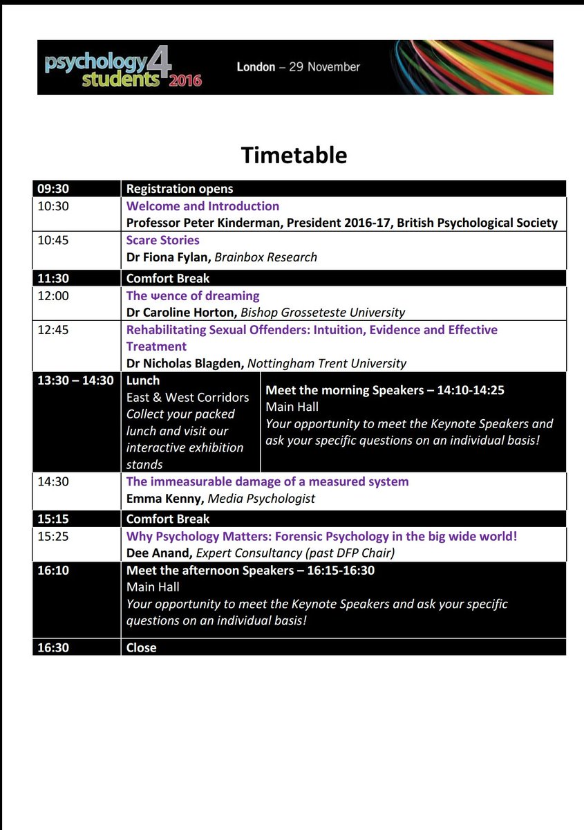 SOCAMRU_NTU's tweet image. Dr. Nicholas Blagden will be speaking about sexual offender rehabilitation at #psy4stu in London tomorrow! @BPSOfficial @PsychologyNTU