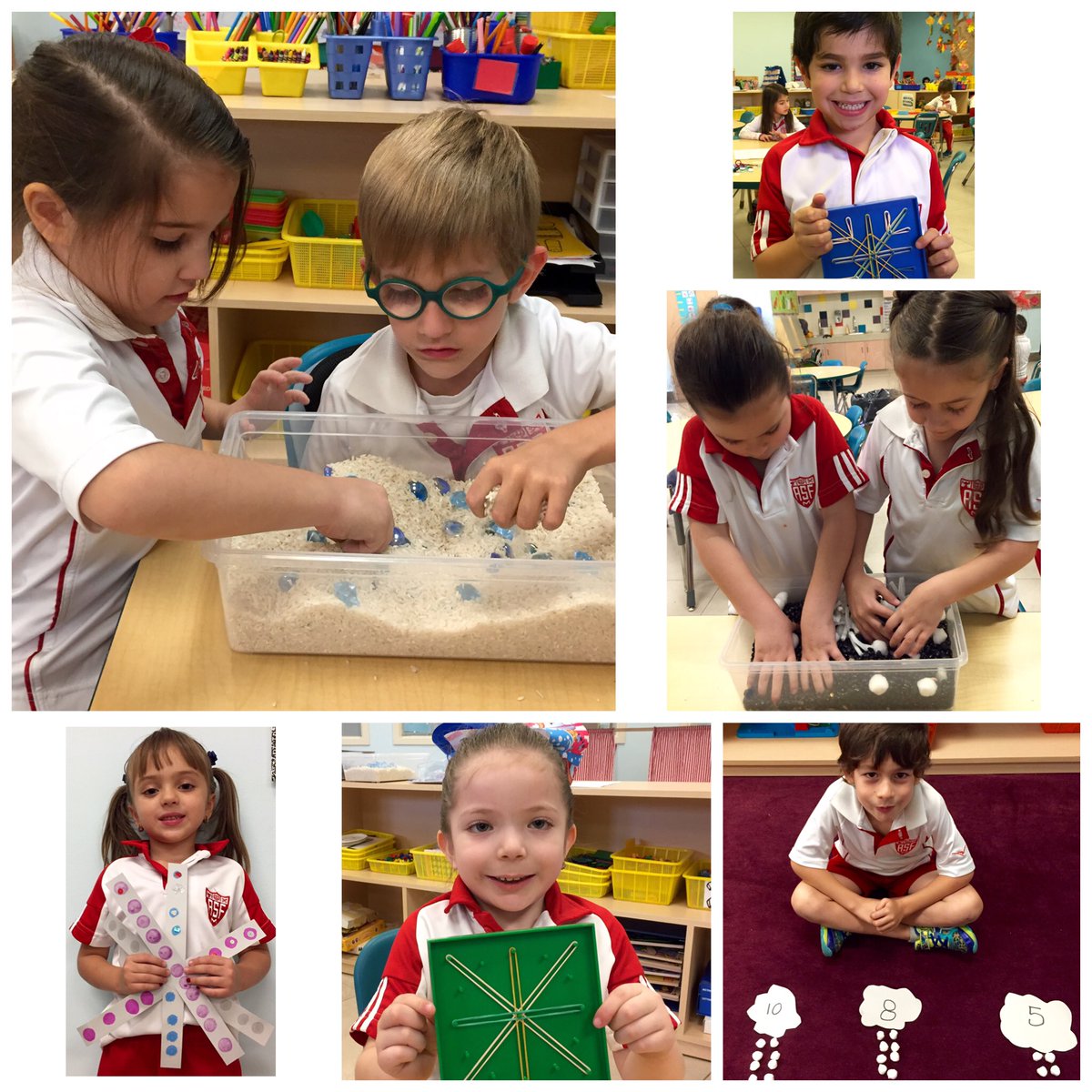 karinacesar7's tweet photo. Interest-Based Learning Centers #allaboutweather #sensorycenter #geoboardsnowflakes #clouds&snowmathactivity @ASFMELEM @GeorginaGarza2 https://t.co/km8X577cx9