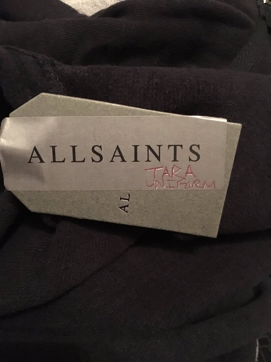 pezharper's tweet photo. @AllSaintsLive Took great advantage of your sale and bought a Wilde hoody! Arrived today with this on it.... think Tara might be pissed?? https://t.co/vrGbJ5DbKZ