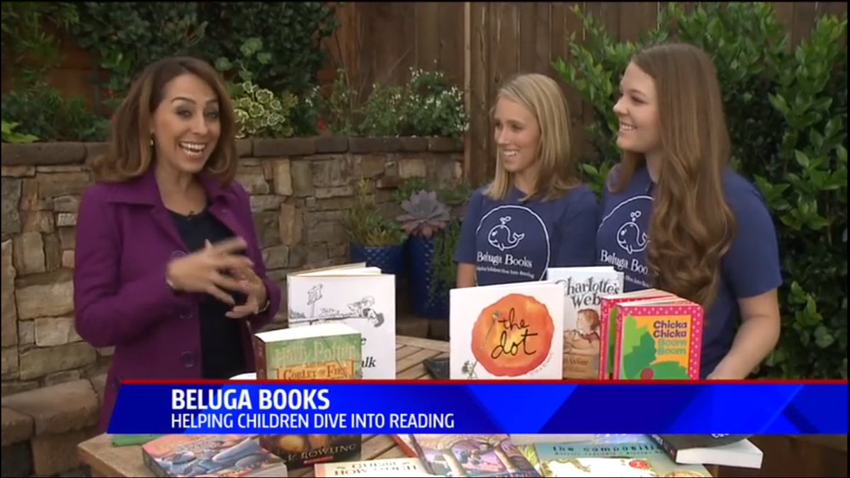 CHECK OUT OUR SISTER HAYLEY ON FOX 5 TALKING ABOUT THE ORGANIZATION BELUGA BOOKS bit.ly/1X7dU2x