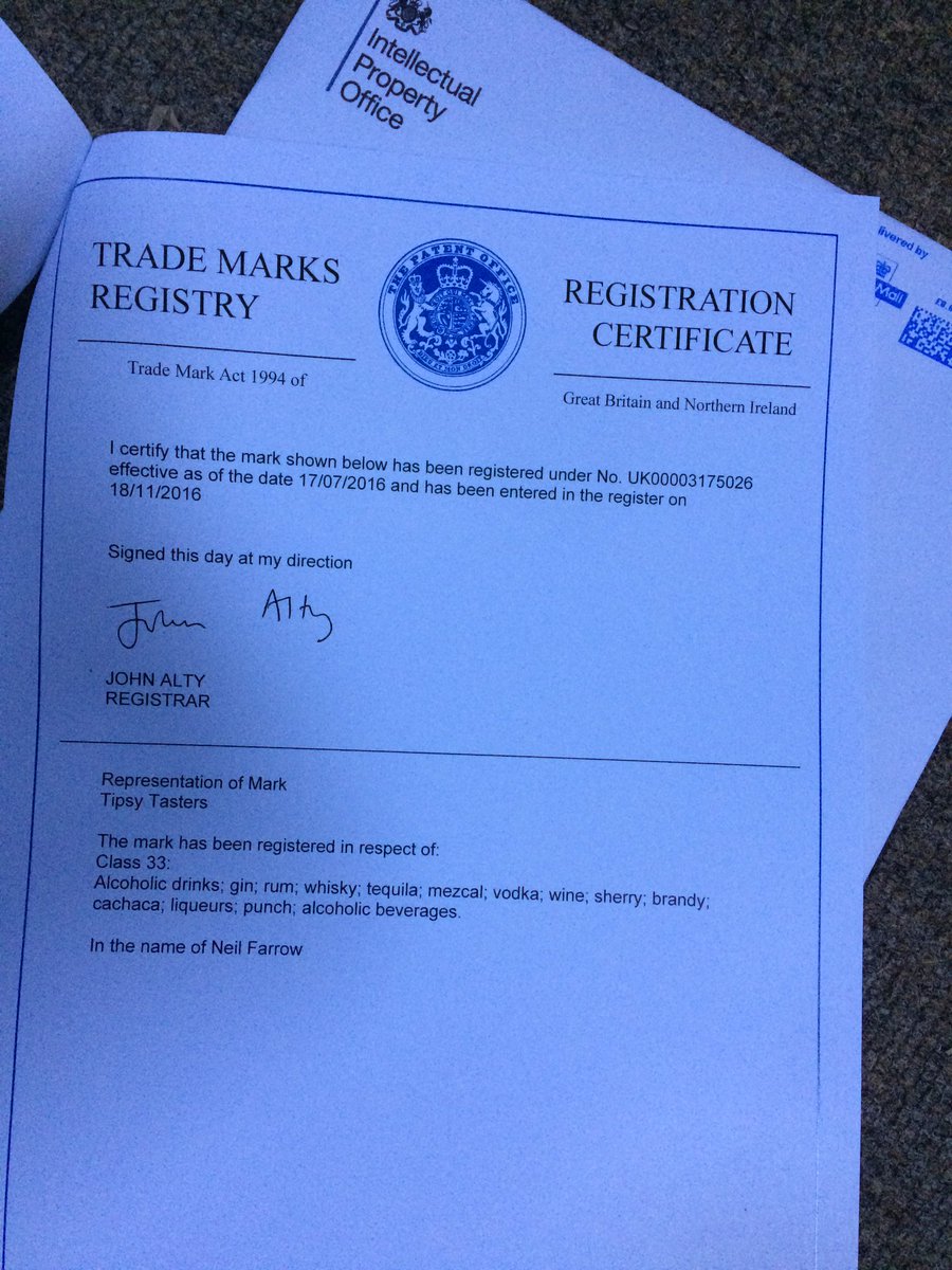 rumfever's tweet image. We now have our #tipsytasters trade mark granted so our plans for #rum taster packs can start!