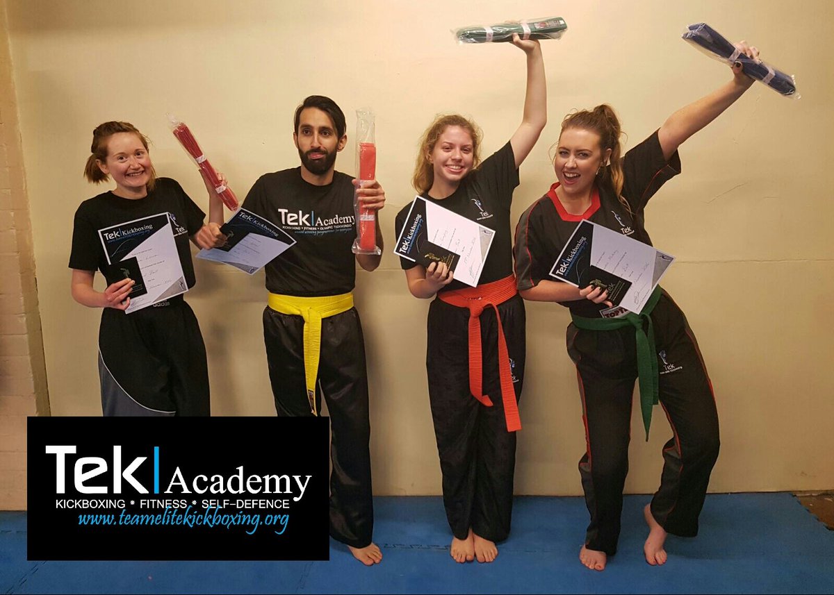Tekkickboxing's tweet photo. Grading success this evening at the @Tekkickboxing Academy. #kickboxing #nottingham #beeston #tekacademy #tekkickboxing #martialarts https://t.co/K7J817Oa4R
