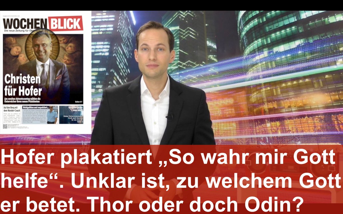 unkorrekt's tweet photo. Mehr im Video: https://t.co/12x1bYY9xd  #bpw16 #puls4 #imzentrum #meinewahl #VdB #Hofer https://t.co/KXzW6yISFD