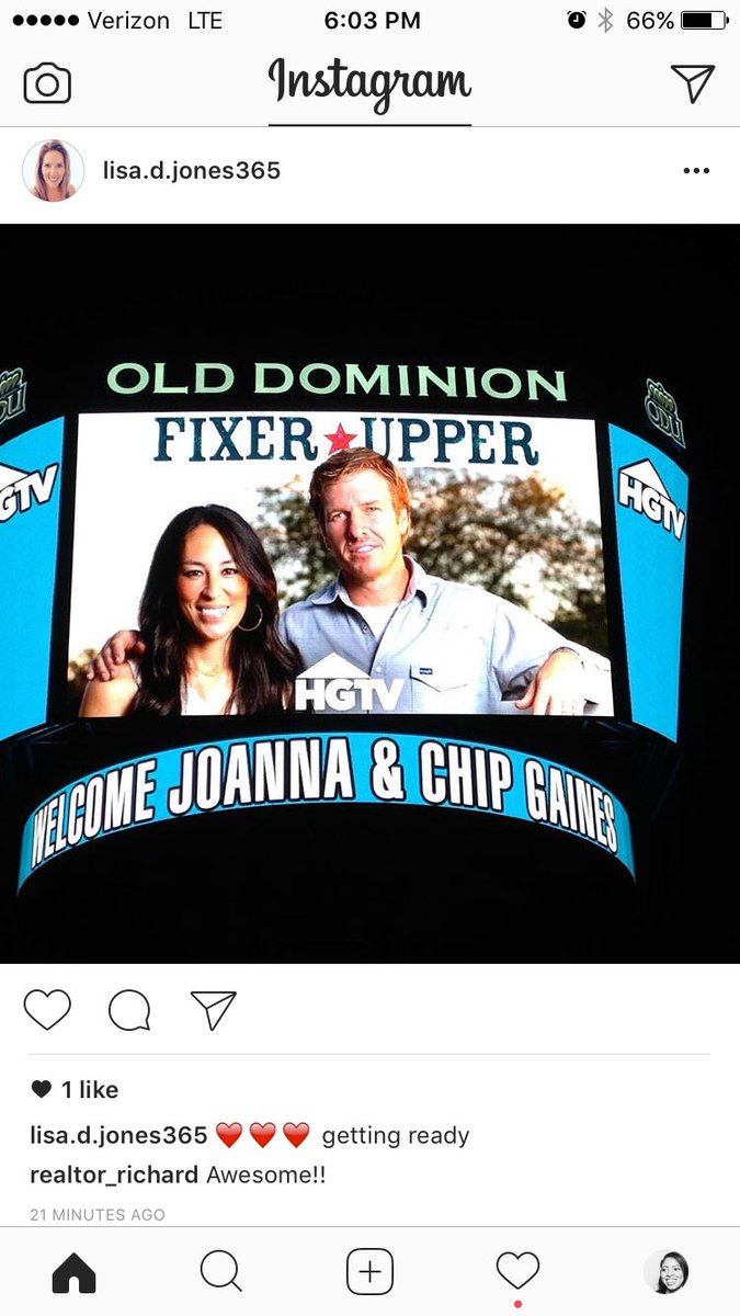 ODU's tweet image. Look who’s at #ODU! The Strome College of Business welcomes Chip and Joanna Gaines.