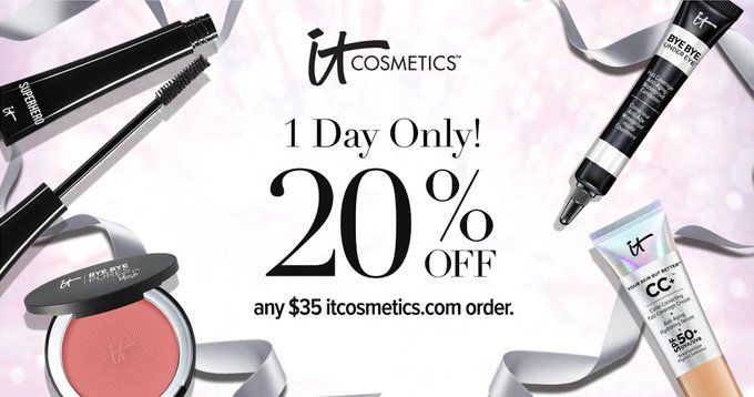 1 Day Only! Enjoy 20% OFF any $35 online order for #CyberMonday. Use code: ITSHINES35 (Restrictions apply)<a href="/tag/entry"class="tags"><span>#entry</span></a><a href="/tag/cybermonday"class="tags"><span>#cybermonday</span></a>