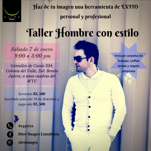 ZitroImagen's tweet photo. Aprende con nosotros lo necesario para alcanzar el éxito personal y profesional a través de tu #imagen ¡te esperamos! #Talleres #FelizMartes https://t.co/zTCTocubk5