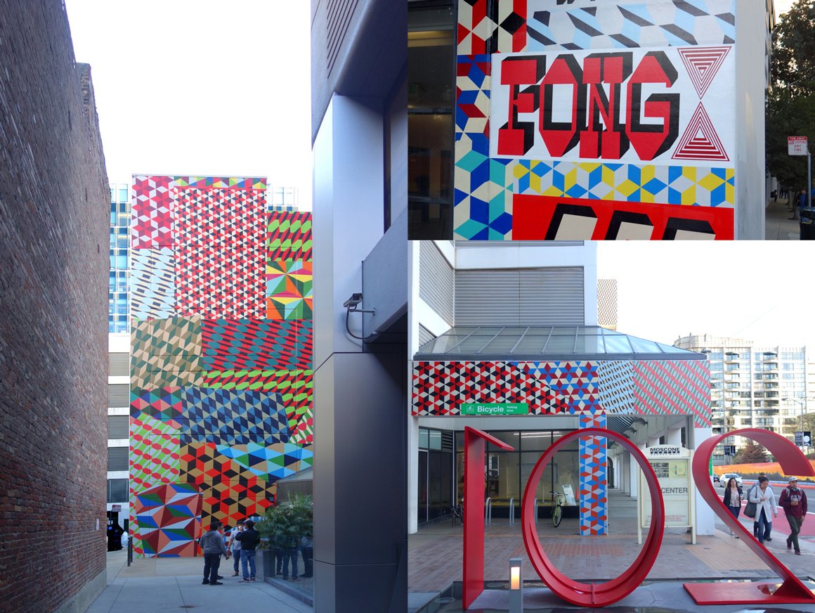 Streetartsf On Twitter Patterns Mural By Barry Mcgee On Moscone