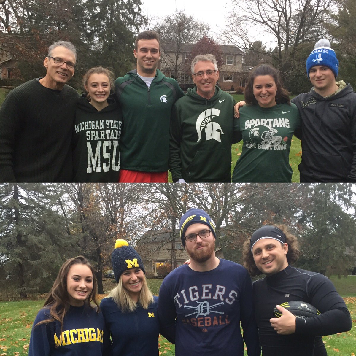 BeazleyRenee's tweet photo. U of M wins this game! Annual thanksgiving game! https://t.co/QBYpaAjZPA