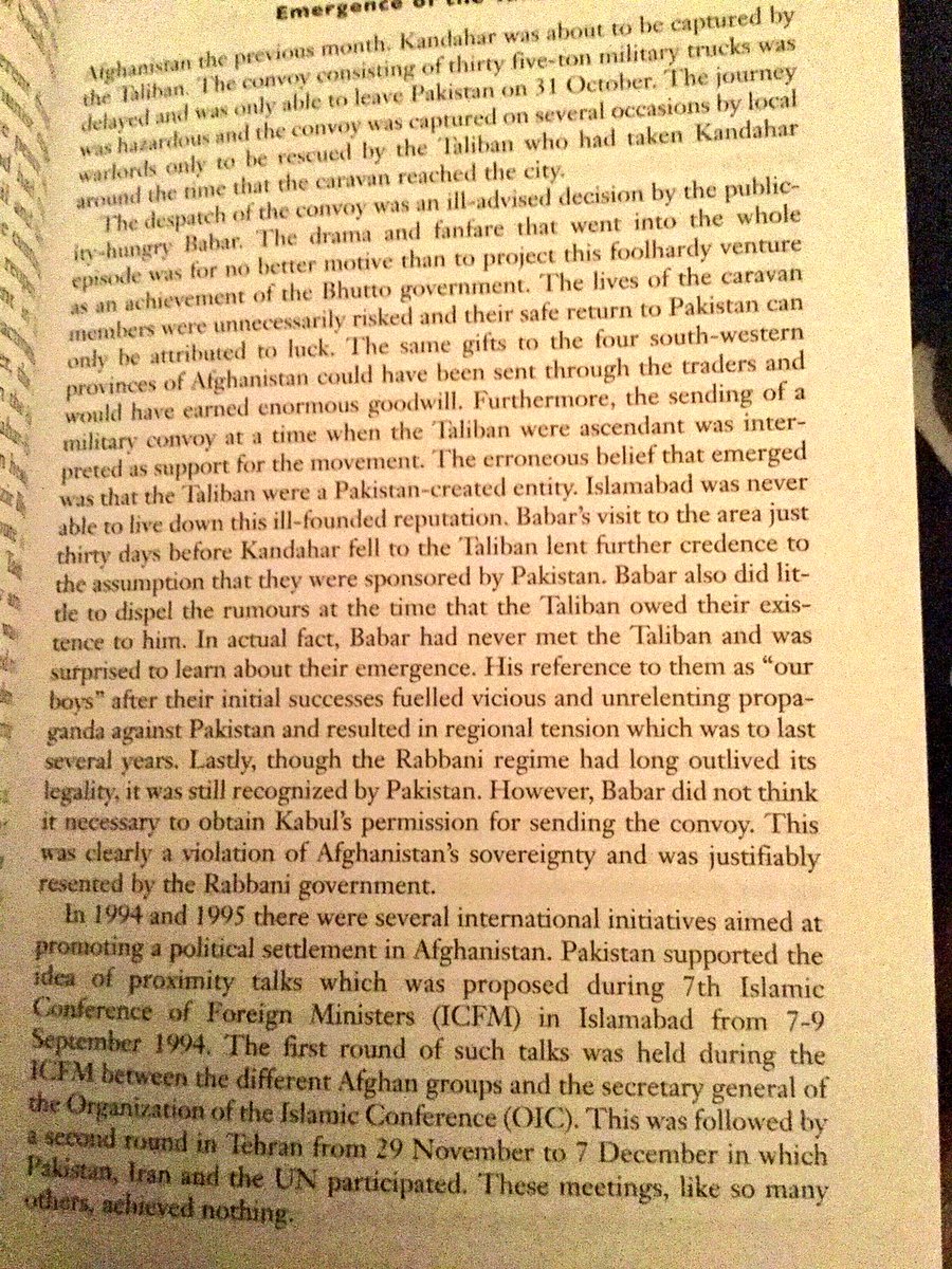 The writer has skipped any mention of Pak role in AFG mid '70s or Pak patronage of Hekmatyar. 
Babar gets called 'publicity hungry'.
