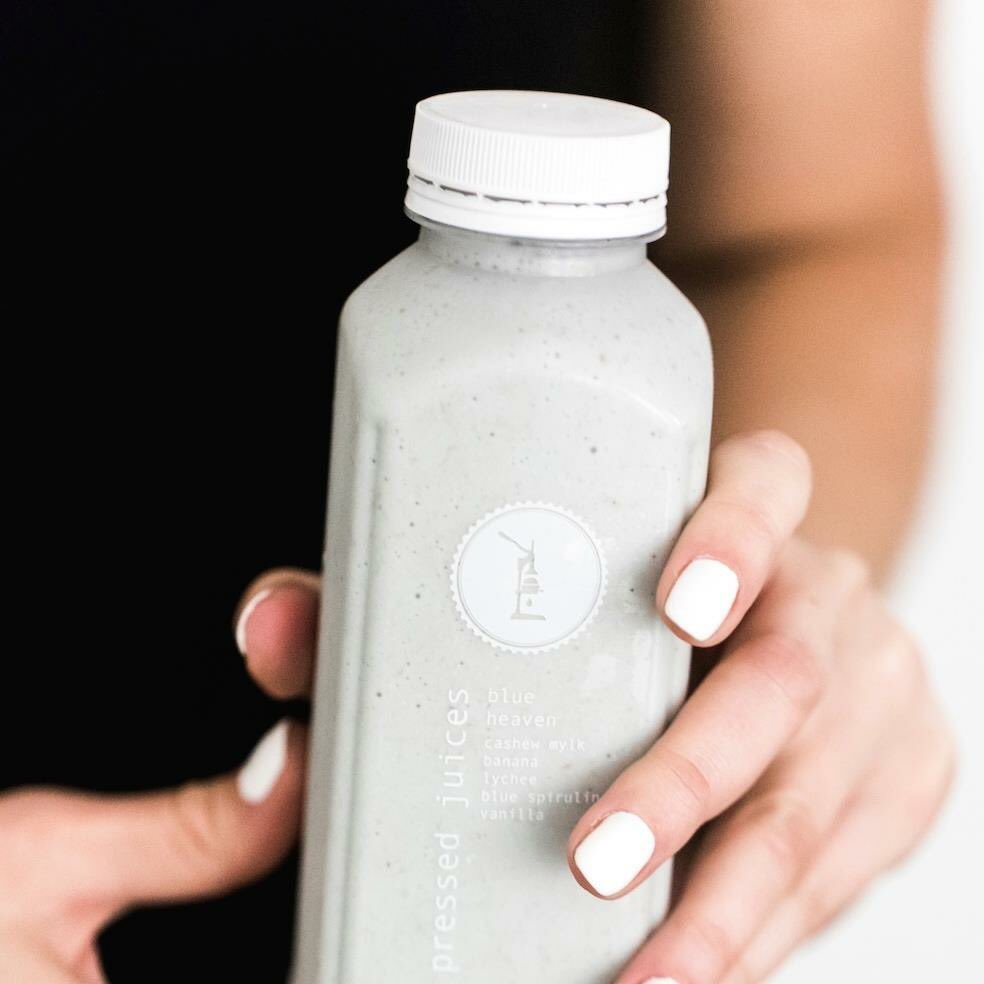 PressedJuices's tweet photo. TBT: A little piece of blue heaven in the hands of @El_Pendleton to celebrate her collection "The Renegades". Available now @shoesofprey https://t.co/HbwcYwe6tq