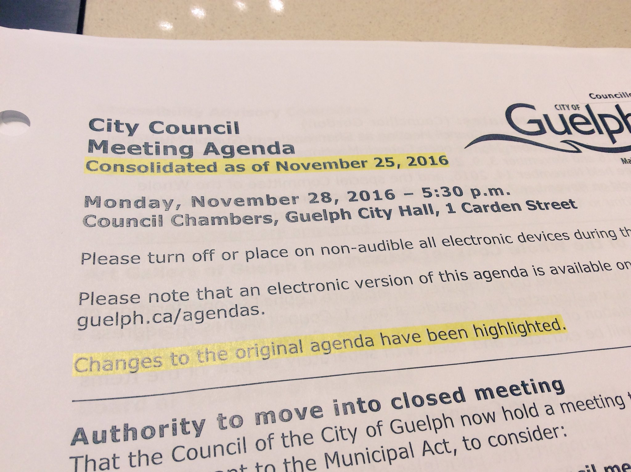 Going to be a long night tonight at #Guelph council with 45+ delegations on 75 Dublin and Guelph's submission to Ont gov about water-taking! https://t.co/VA91S8BRVk