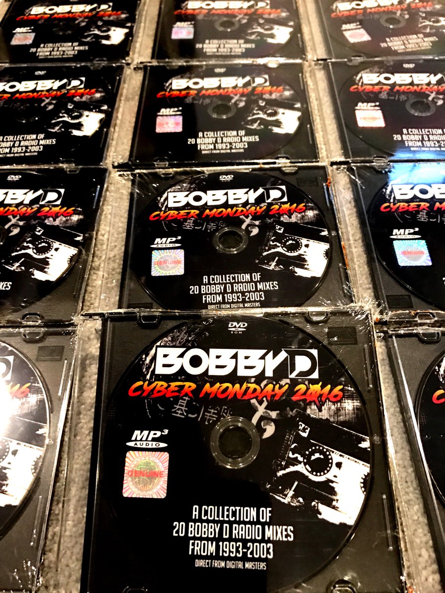 djbobbyd's tweet photo. Cyber Monday Sale, Over 20 of my mixes from 1993-2003, FREE (today only) with any purchase of $29.95 or more... https://t.co/tW4F8TSGjz https://t.co/aoc8DH9Af3