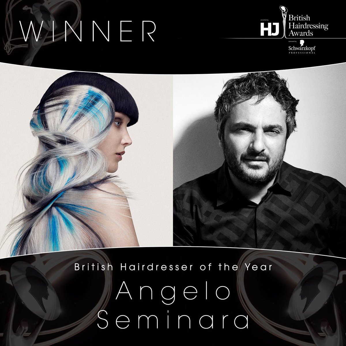 hji's tweet photo. And the winner of the British Hairdresser of the Year is...Angelo Seminara!!!!!!! #BHA2016 https://t.co/cITH7qdYfA
