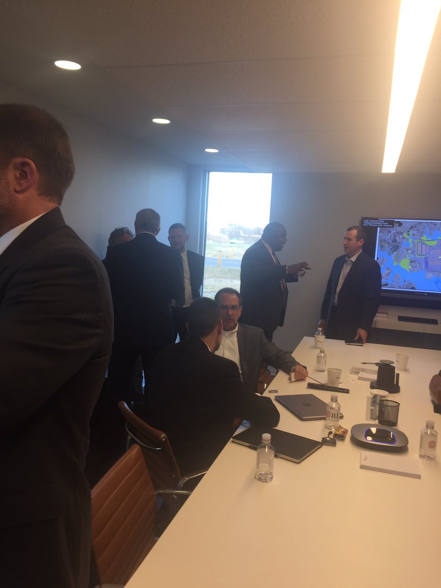 Great day w/ USWind at TPA with the industry's top supply chain vendors, developers and State, Baltimore County and City Econ Dev officials.