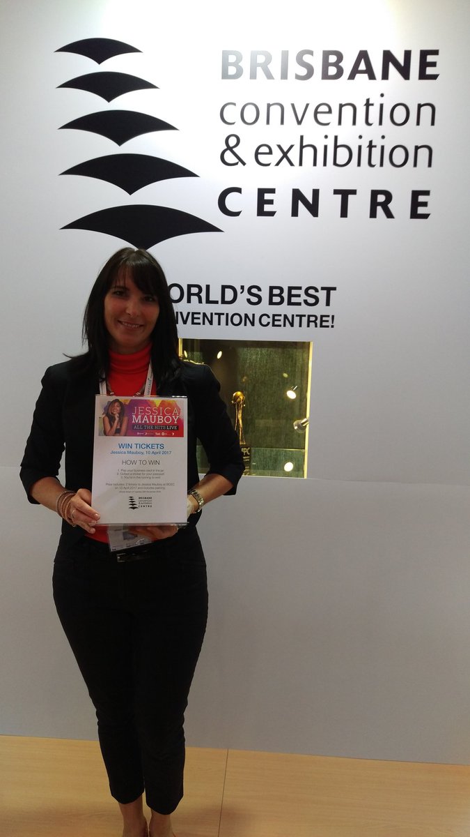 BepMcminn's tweet photo. Congratulations to Suzie Kemp on winning 2 x tickets to Jessica Mauboy in the #PCOA16 Passport draw. Enjoy the show @BCEC_Brisbane https://t.co/qljqfrFfqX
