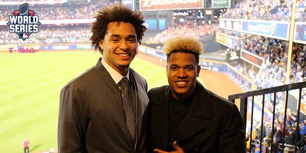 biggles14's tweet photo. This picture from #WS2015 one of my favorite pictures of @MStrooo6 and @ChrisArcher22 https://t.co/4bhCXOZgVU