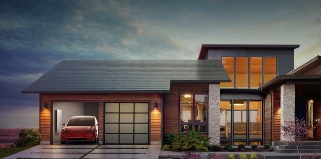 PlanetGreen's tweet photo. Will Tesla solar roofing be cheaper than normal roofing? https://t.co/ISJLhoKKOC https://t.co/uuZBKjNT8t